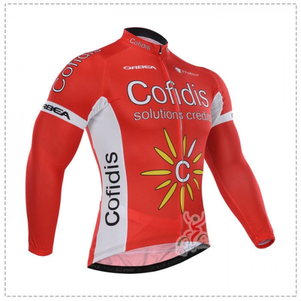 2015 Cofidis Fahrradtrikot Langarm JZZH359 2015 Cofidis Fahrradtrikot Langarm JZZH359