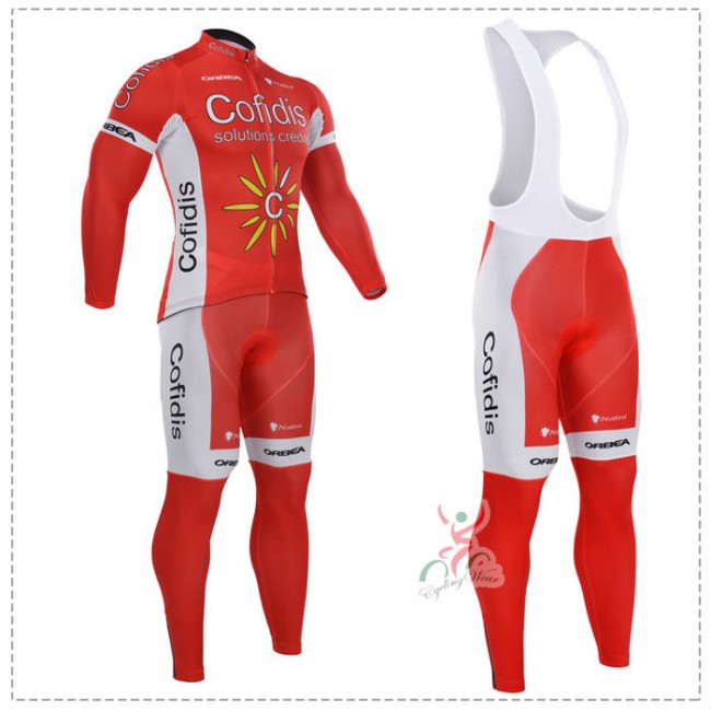 2015 Cofidis Fahrradbekleidung Radtrikot Satz Langarm und Lange Trägerhose QWNK488 2015 Cofidis Fahrradbekleidung Radtrikot Satz Langarm und Lange Trägerhose QWNK488