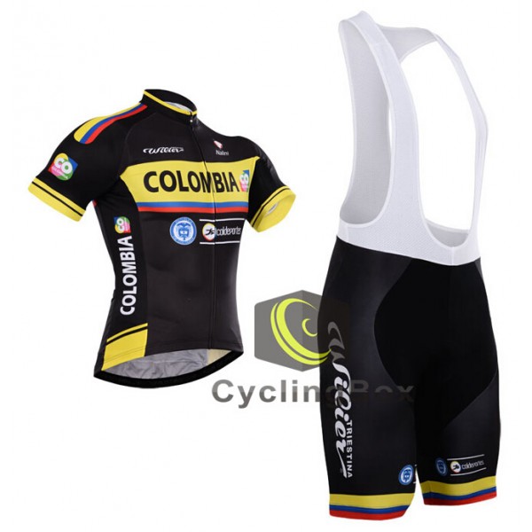 2015 Colombia Fahrradbekleidung Satz Fahrradtrikot Kurzarm Trikot und Kurz Trägerhose YJRZ216 2015 Colombia Fahrradbekleidung Satz Fahrradtrikot Kurzarm Trikot und Kurz Trägerhose YJRZ216