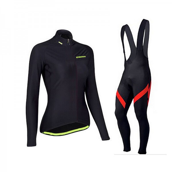 2015 Etxeondo Konbi Damen Fahrradbekleidung Radtrikot Satz Langarm und Lange Trägerhose QDVF372 2015 Etxeondo Konbi Damen Fahrradbekleidung Radtrikot Satz Langarm und Lange Trägerhose QDVF372