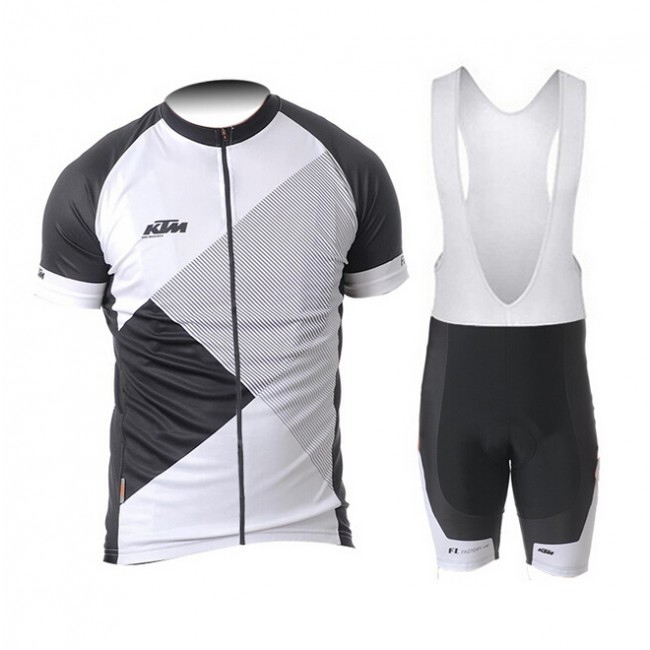 2015 KTM Fahrradbekleidung Satz Fahrradtrikot Kurzarm Trikot und Kurz Trägerhose schwarz Weiß DJGJ765 2015 KTM Fahrradbekleidung Satz Fahrradtrikot Kurzarm Trikot und Kurz Trägerhose schwarz Weiß DJGJ765