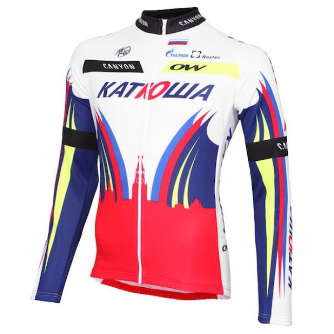 2015 Team Katusha Radtrikot Langarm KRDR238 2015 Team Katusha Radtrikot Langarm KRDR238
