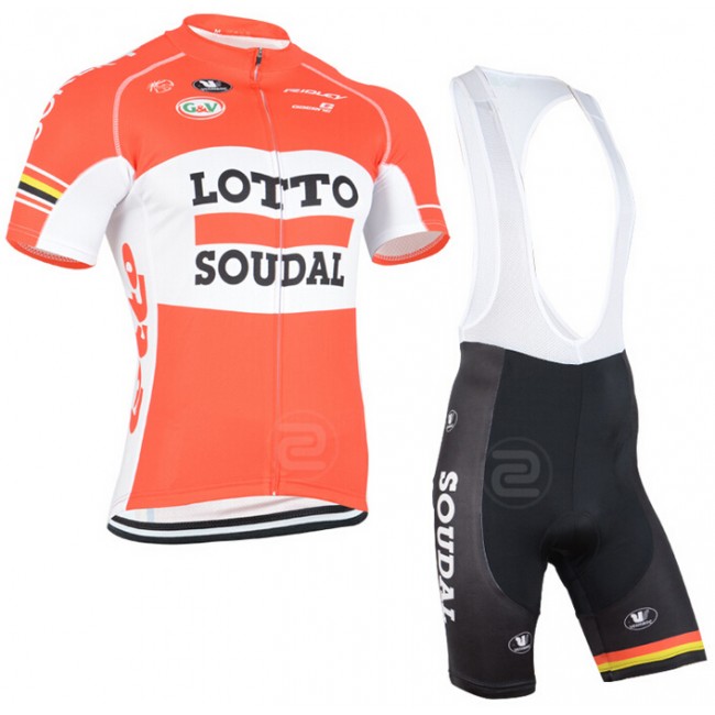 2015 Lotto Soudal Fahrradbekleidung Satz Fahrradtrikot Kurzarm Trikot und Kurz Trägerhose RDTF507 2015 Lotto Soudal Fahrradbekleidung Satz Fahrradtrikot Kurzarm Trikot und Kurz Trägerhose RDTF507