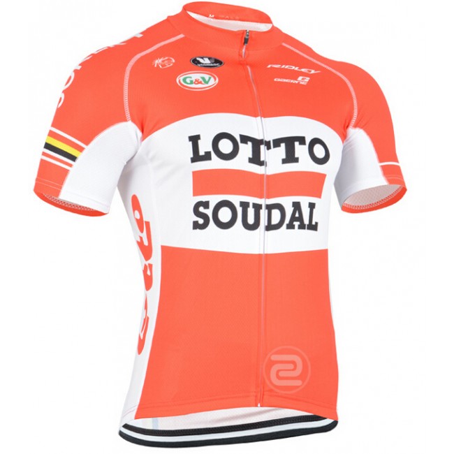 2015 Lotto Soudal Radtrikot Kurzarm VKVQ169 2015 Lotto Soudal Radtrikot Kurzarm VKVQ169