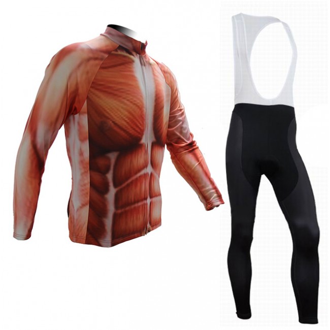2015 Muscle Fahrradbekleidung Radtrikot Satz Langarm und Lange Trägerhose SLXI210 2015 Muscle Fahrradbekleidung Radtrikot Satz Langarm und Lange Trägerhose SLXI210