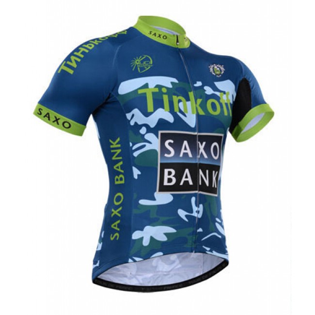 2015 Tinkoff Saxo Bank Camouflage Blau Radtrikot Kurzarm SCPK716 2015 Tinkoff Saxo Bank Camouflage Blau Radtrikot Kurzarm SCPK716