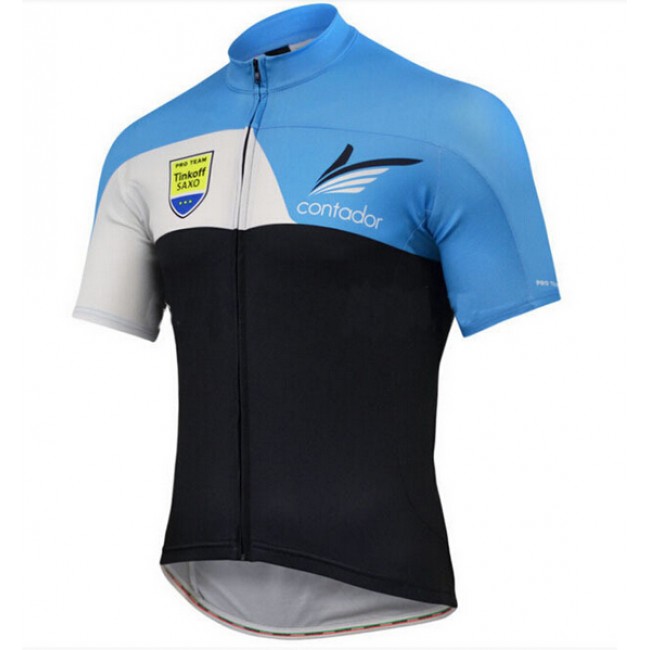 2015 Tinkoff Saxo Radtrikot Kurzarm blau RUEJ521 2015 Tinkoff Saxo Radtrikot Kurzarm blau RUEJ521