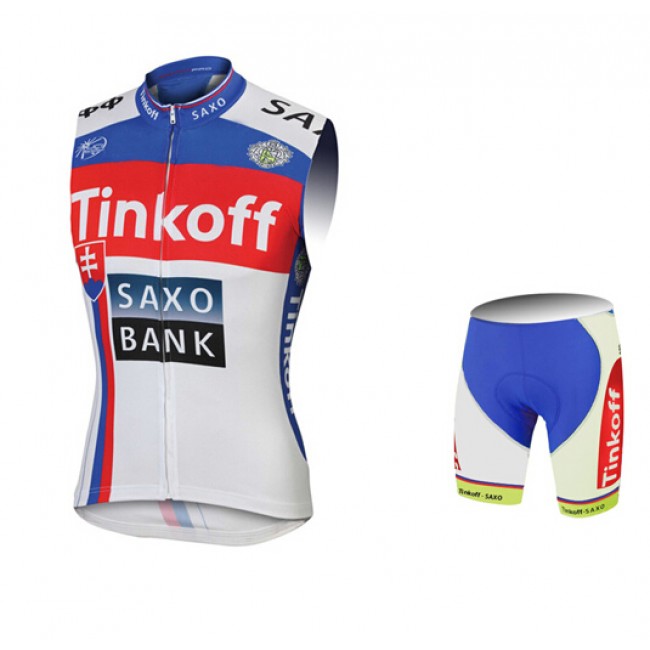 2015 Saxo bank Tionkff blau ärmelloses Trikot und Kurz Radhose XZAJ991 2015 Saxo bank Tionkff blau ärmelloses Trikot und Kurz Radhose XZAJ991