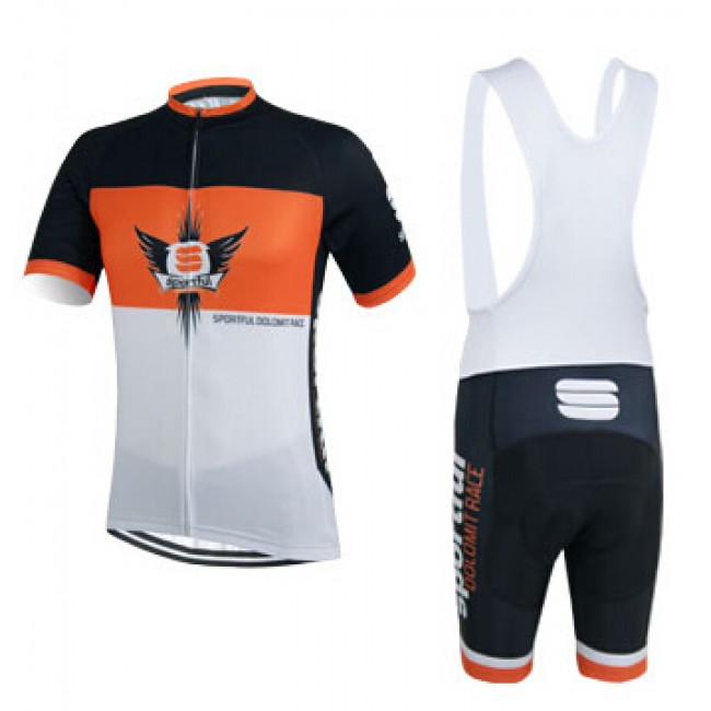 2015 Sportful Weiß Schwarz orange Fahrradbekleidung Satz Fahrradtrikot Kurzarm Trikot und Kurz Trägerhose SIZT658 2015 Sportful Weiß Schwarz orange Fahrradbekleidung Satz Fahrradtrikot Kurzarm Trikot und Kurz Trägerhose SIZT658