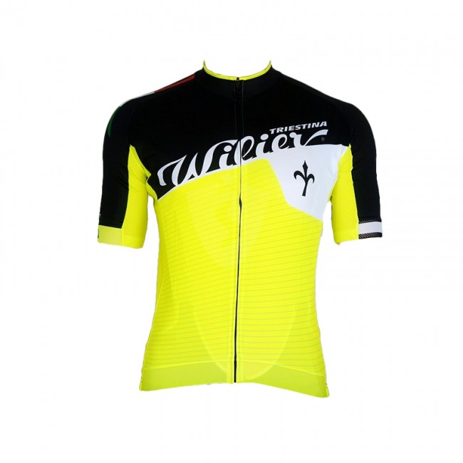 WILIER 2015 Gelb Weiß Schwarz Radtrikot Kurzarm LTSN879 WILIER 2015 Gelb Weiß Schwarz Radtrikot Kurzarm LTSN879