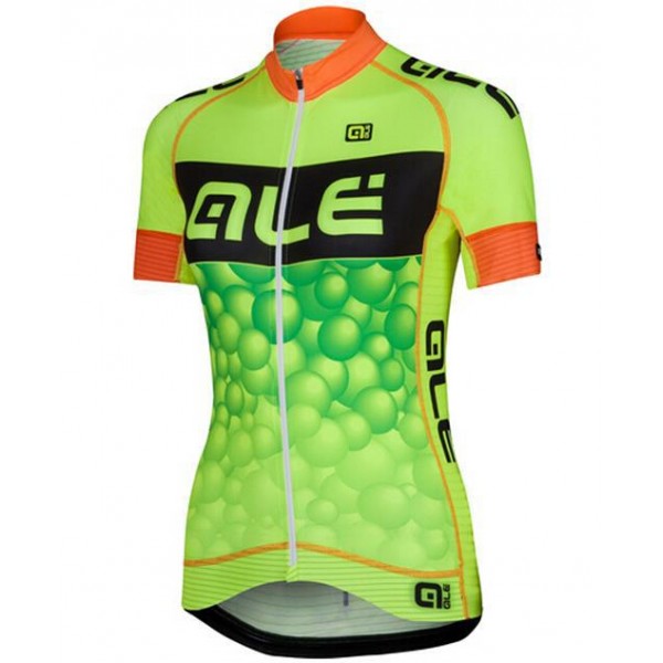 2015 ALE Damen Grün Radtrikot Kurzarm SJFI655