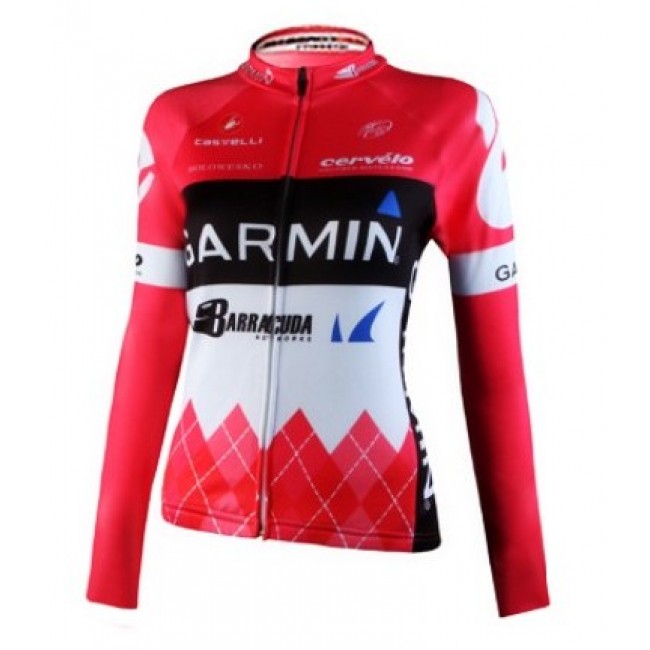 2012 Damen Garmin Fahrradtrikot Langarm XSMH964 2012 Damen Garmin Fahrradtrikot Langarm XSMH964