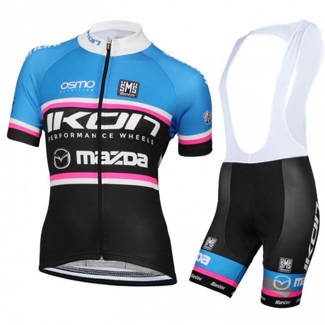 2015 Damen Ikon Mazda Damen Fahrradbekleidung Satz Fahrradtrikot Kurzarm Trikot und Kurz Trägerhose XXRC547 2015 Damen Ikon Mazda Damen Fahrradbekleidung Satz Fahrradtrikot Kurzarm Trikot und Kurz Trägerhose XXRC547