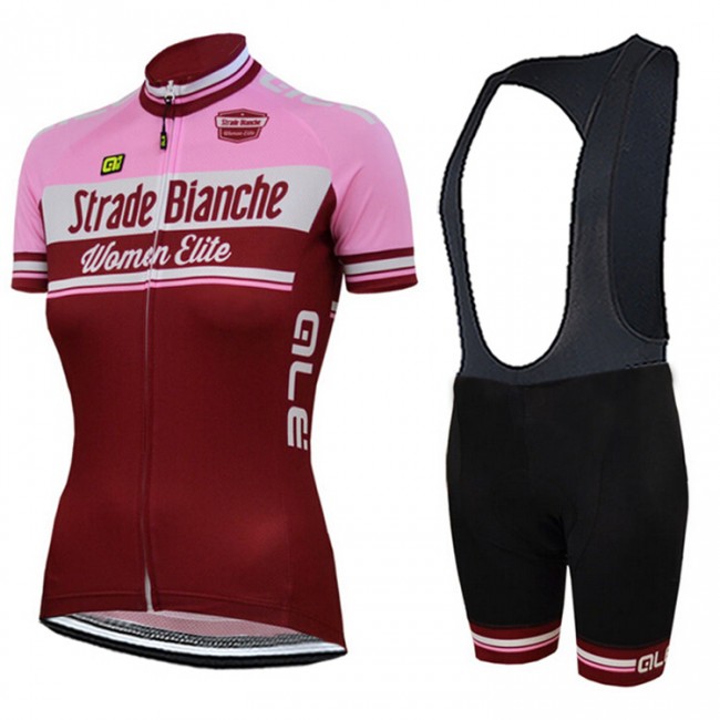 2015 Damen STRADE BIANCHE Fahrradbekleidung Satz Fahrradtrikot Kurzarm Trikot und Kurz Trägerhose YFLE665 2015 Damen STRADE BIANCHE Fahrradbekleidung Satz Fahrradtrikot Kurzarm Trikot und Kurz Trägerhose YFLE665