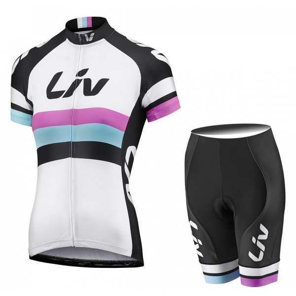 Fahrradbekleidung Satz Fahrradtrikot Kurzarm Trikot und Kurz Trägerhose YPIA603