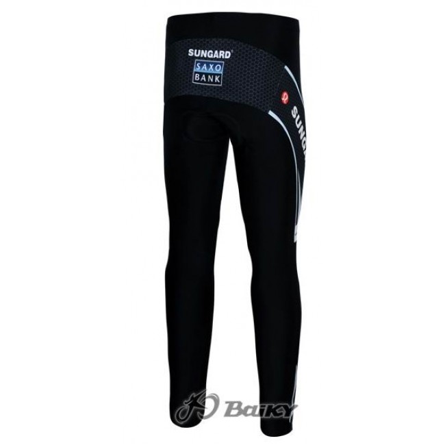 Saxo Bank Sungard Pro Team Lang Radhose Weiß Schwarz BEHE227 Saxo Bank Sungard Pro Team Lang Radhose Weiß Schwarz BEHE227