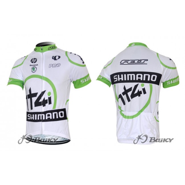 2012 Shimano 1t4iRadtrikot Kurzarm Weiß Grün CJVF155 2012 Shimano 1t4iRadtrikot Kurzarm Weiß Grün CJVF155