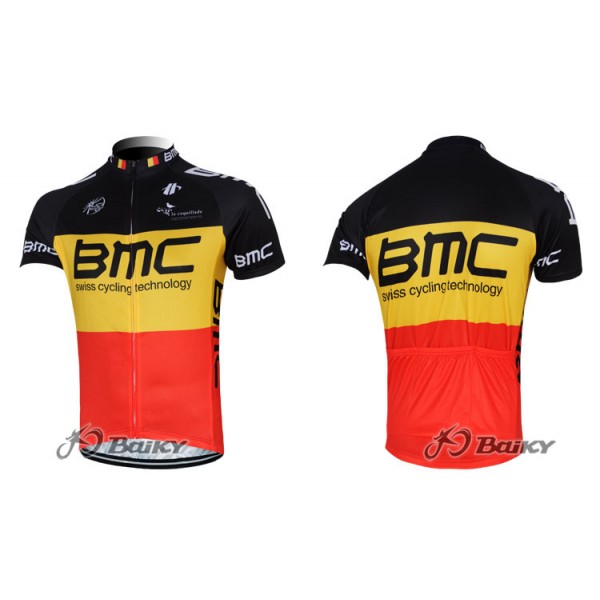 2012 BMC Racing Radtrikot Kurzarm Rot Gelb FVIX596 2012 BMC Racing Radtrikot Kurzarm Rot Gelb FVIX596