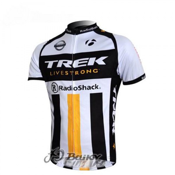 RadioShack Trek Nissan Livestrong Radtrikot Kurzarm Weiß Schwarz Gelb PGDT940 RadioShack Trek Nissan Livestrong Radtrikot Kurzarm Weiß Schwarz Gelb PGDT940
