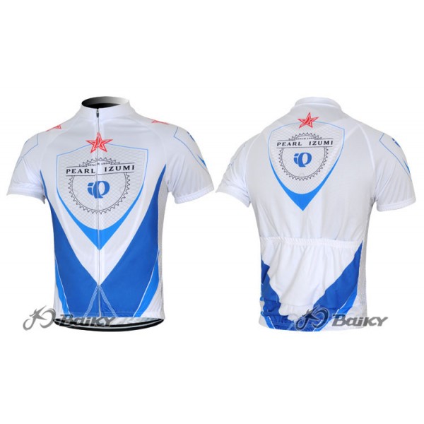 2012 Pearl Izumi Radtrikot Kurzarm Weiß Blau RJMJ906 2012 Pearl Izumi Radtrikot Kurzarm Weiß Blau RJMJ906