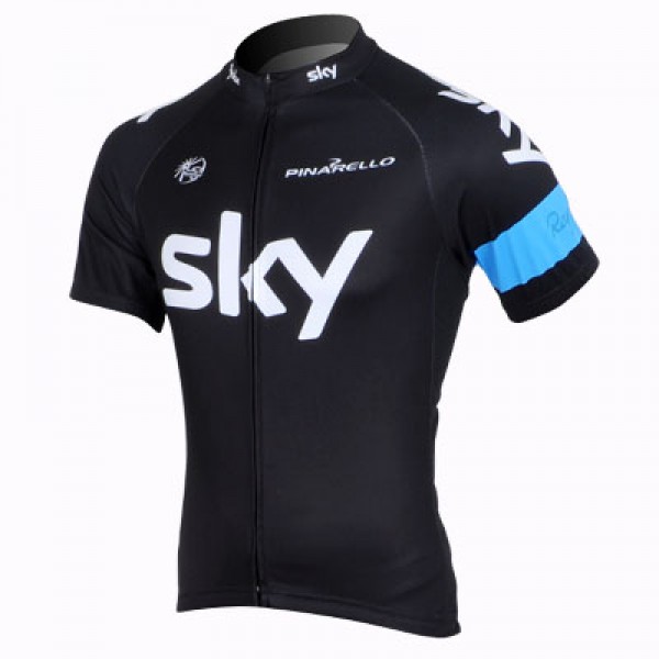 2013 Team Sky Radtrikot Kurzarm Schwarz Blau RKIW510 2013 Team Sky Radtrikot Kurzarm Schwarz Blau RKIW510