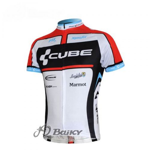 Cube Fintro Pro Team Radtrikot Kurzarm Weiß Rot SCLM163 Cube Fintro Pro Team Radtrikot Kurzarm Weiß Rot SCLM163