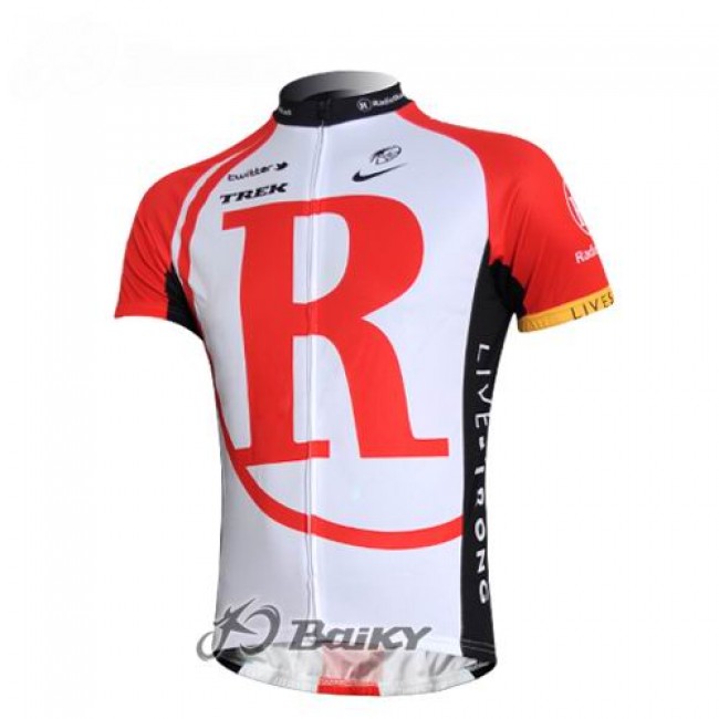 RadioShack Trek Pro Team Radtrikot Kurzarm Rot Weiß VCZL898 RadioShack Trek Pro Team Radtrikot Kurzarm Rot Weiß VCZL898