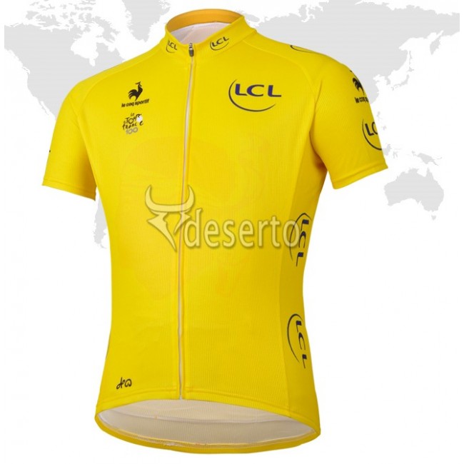 Tour de France le coq sportif Gelbes Trikot Radtrikot Kurzarm VKGF552 Tour de France le coq sportif Gelbes Trikot Radtrikot Kurzarm VKGF552