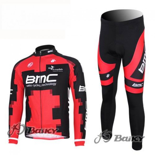 BMC Racing Pro Team Radbekleidung Satz Fahrradtrikot Langarm und Lang Radhose Rot VNKX365 BMC Racing Pro Team Radbekleidung Satz Fahrradtrikot Langarm und Lang Radhose Rot VNKX365