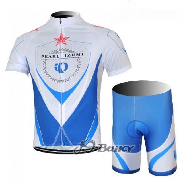 Pearl Izumi Radbekleidung Radtrikot Kurzarm und Fahrradhosen Kurz Weiß Blau QXRT444 Pearl Izumi Radbekleidung Radtrikot Kurzarm und Fahrradhosen Kurz Weiß Blau QXRT444
