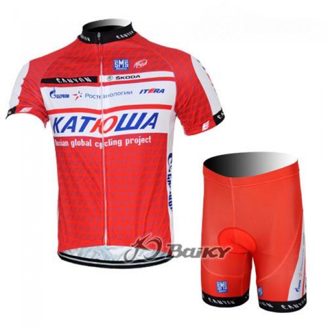 Katusha Russland Radbekleidung Radtrikot Kurzarm und Fahrradhosen Kurz Rot SDAT405 Katusha Russland Radbekleidung Radtrikot Kurzarm und Fahrradhosen Kurz Rot SDAT405
