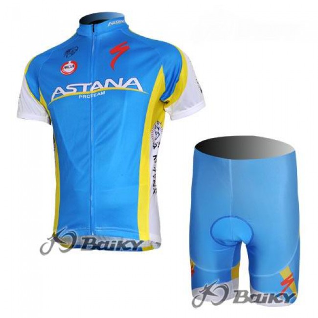 Astana Pro Team Radtrikot Kurzarm Kurz Radhose Kits Blau ZHZQ206 Astana Pro Team Radtrikot Kurzarm Kurz Radhose Kits Blau ZHZQ206