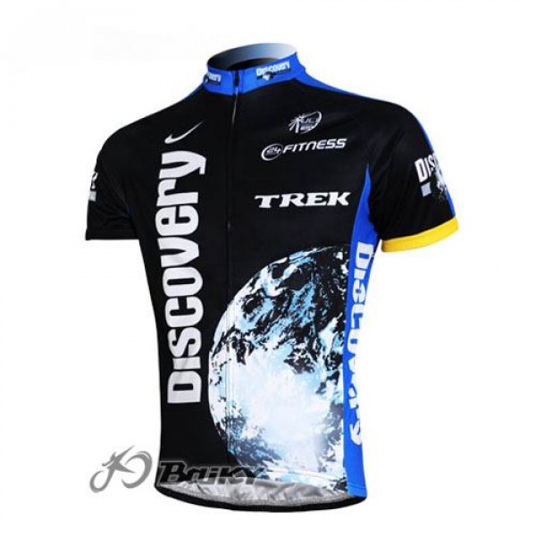 Discovery Channel Trek Pro Team Radtrikot Kurzarm Schwarz Blau QVZL213 Discovery Channel Trek Pro Team Radtrikot Kurzarm Schwarz Blau QVZL213