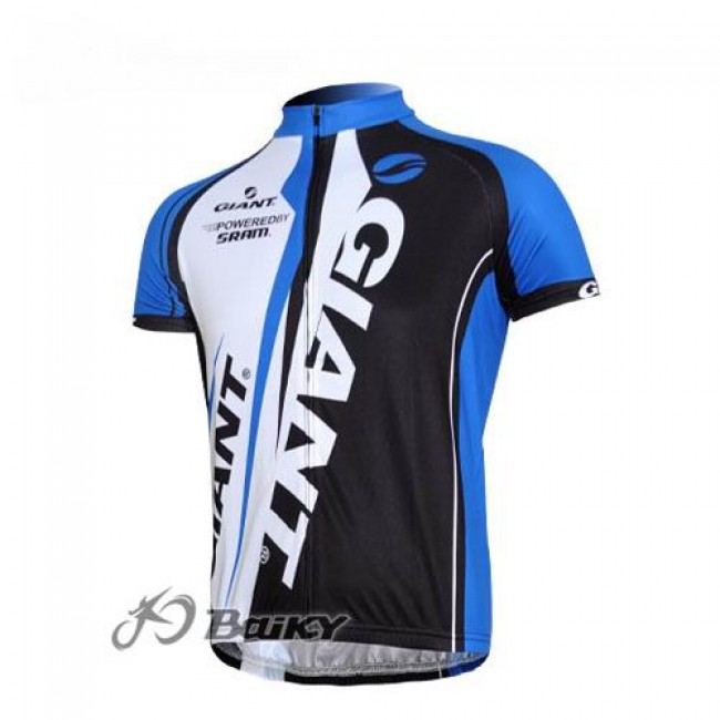 Giant Sram Pro Team Radtrikot Kurzarm Weiß Blau Schwarz AJKC603 Giant Sram Pro Team Radtrikot Kurzarm Weiß Blau Schwarz AJKC603