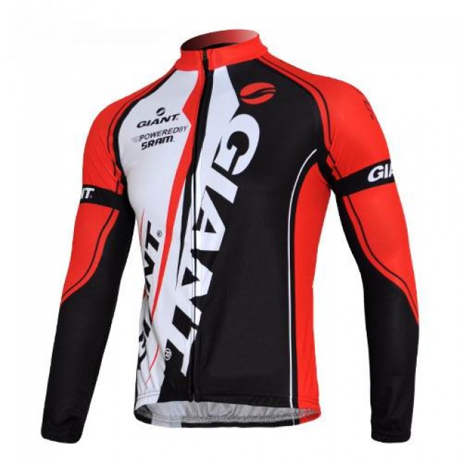 Giant Sram Pro Team Fahrradtrikot Langarm Rot Weiß Schwarz ELWR546 Giant Sram Pro Team Fahrradtrikot Langarm Rot Weiß Schwarz ELWR546