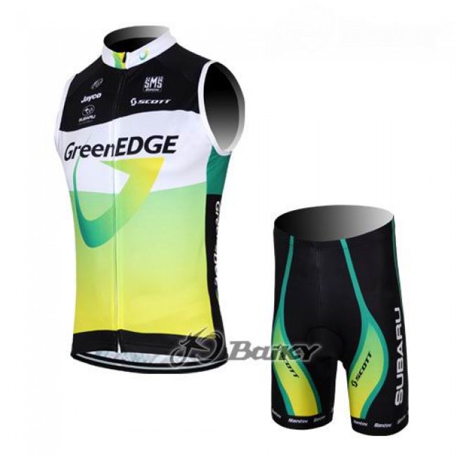 2012 Green Edge ärmelloses TrikotRadbekleidung Radtrikot Kurzarm und Fahrradhosen Kurz Grün LDTE325 2012 Green Edge ärmelloses TrikotRadbekleidung Radtrikot Kurzarm und Fahrradhosen Kurz Grün LDTE325