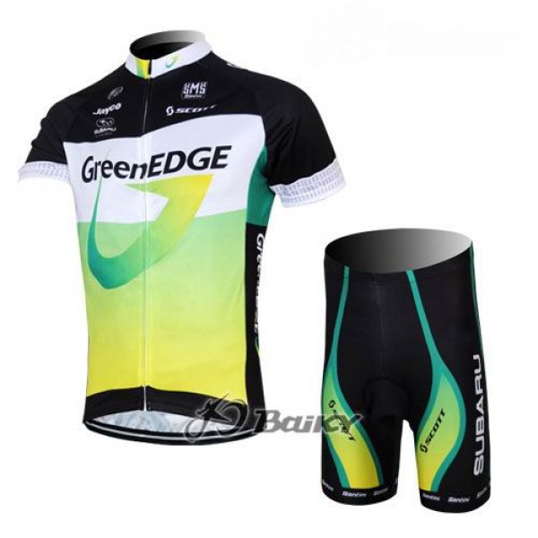 2012 Green Edge Radbekleidung Radtrikot Kurzarm und Fahrradhosen Kurz Grün VIWS880 2012 Green Edge Radbekleidung Radtrikot Kurzarm und Fahrradhosen Kurz Grün VIWS880