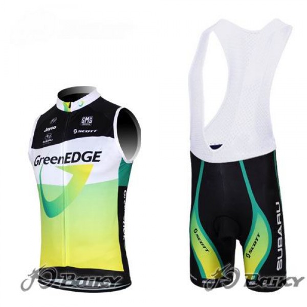 2012 Green Edge ärmelloses Trikot Fahrradbekleidung Satz Fahrradtrikot Kurzarm Trikot und Kurz Trägerhose Grün VOZP525 2012 Green Edge ärmelloses Trikot Fahrradbekleidung Satz Fahrradtrikot Kurzarm Trikot und Kurz Trägerhose Grün VOZP525