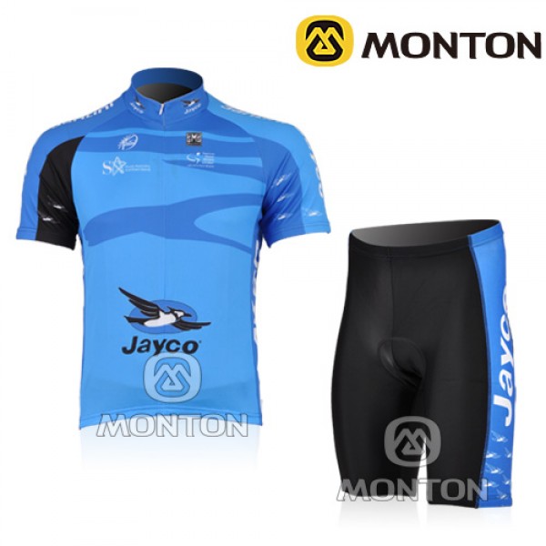 JAYCO Pro Team Radtrikot Kurzarm Kurz Radhose Kits Blau JYEZ271 JAYCO Pro Team Radtrikot Kurzarm Kurz Radhose Kits Blau JYEZ271