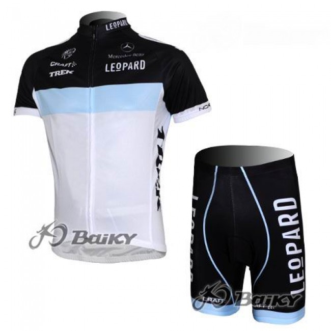Leopard Trek Pro Team Radbekleidung Radtrikot Kurzarm und Fahrradhosen Kurz Schwarz Blau Weiß SKTL876 Leopard Trek Pro Team Radbekleidung Radtrikot Kurzarm und Fahrradhosen Kurz Schwarz Blau Weiß SKTL876