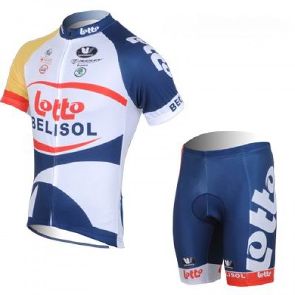 2013 Lotto Belisol Radtrikot Kurzarm und Kurz Radhose Kits Weiß Blau TFZB603 2013 Lotto Belisol Radtrikot Kurzarm und Kurz Radhose Kits Weiß Blau TFZB603