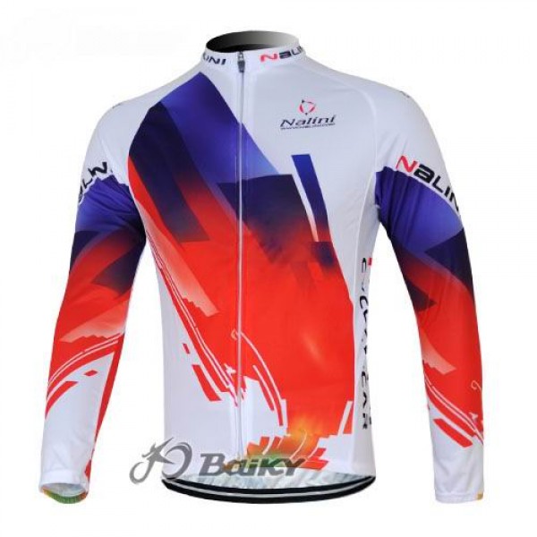 Nalini Pro Team Fahrradtrikot Langarm Rot Weiß YESE945 Nalini Pro Team Fahrradtrikot Langarm Rot Weiß YESE945