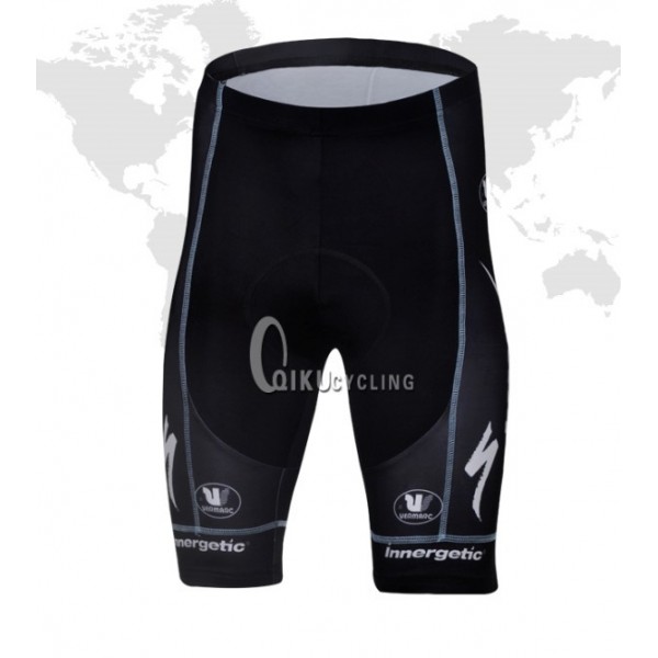 Omega Pharma Quick Step Kurz Radhose Schwarz Weiß 2013 TWID126