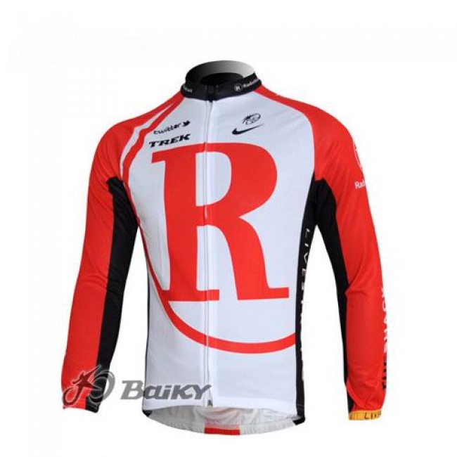 RadioShack Trek Fahrradtrikot Langarm Rot NYHT568 RadioShack Trek Fahrradtrikot Langarm Rot NYHT568