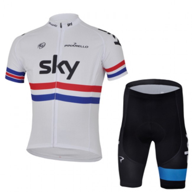 2013 Team Sky Radtrikot Kurzarm und Kurz Radhose Kits Weiß Blau Schwarz DBPB610 2013 Team Sky Radtrikot Kurzarm und Kurz Radhose Kits Weiß Blau Schwarz DBPB610