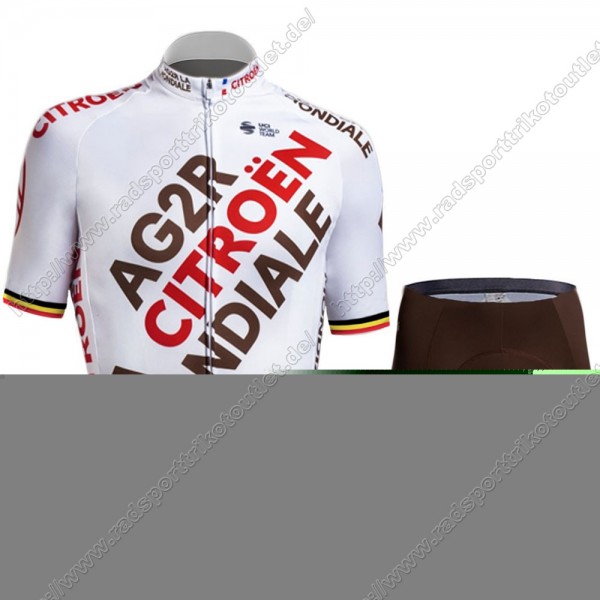 Profiteams Ag2r Mondiale Citroen 2021 belgium Radbekleidung Satz Trikot Kurzarm+Trägerhosen Set Outlet CEGWC Profiteams Ag2r Mondiale Citroen 2021 belgium Radbekleidung Satz Trikot Kurzarm+Trägerhosen Set Outlet CEGWC