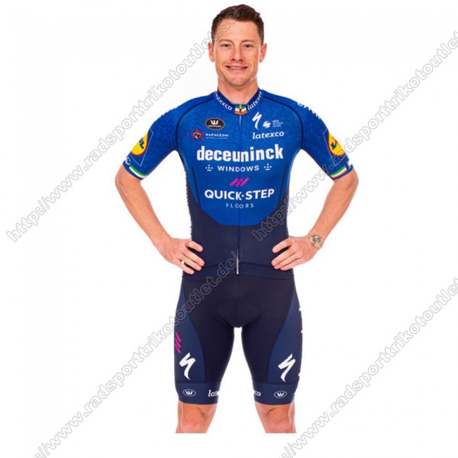 Profiteams Deceuninck quick step Irish 2021 Fahrradbekleidung Satz Radtrikot Kurzarm+Radhose VCVBY Profiteams Deceuninck quick step Irish 2021 Fahrradbekleidung Satz Radtrikot Kurzarm+Radhose VCVBY