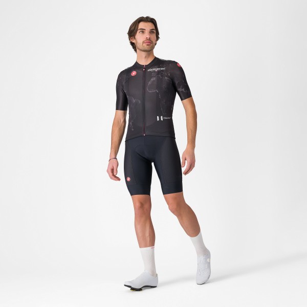 Bekleidung Herren Schwarzes Trikot Giro d'Italia 2025 Competizione 3 Bekleidung Herren Schwarzes Trikot Giro d'Italia 2025 Competizione 3