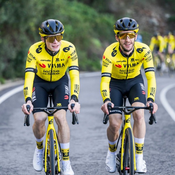 Bekleidung Herren Team Visma Lease a bike 2025 langarm trikot Bekleidung Herren Team Visma Lease a bike 2025 langarm trikot