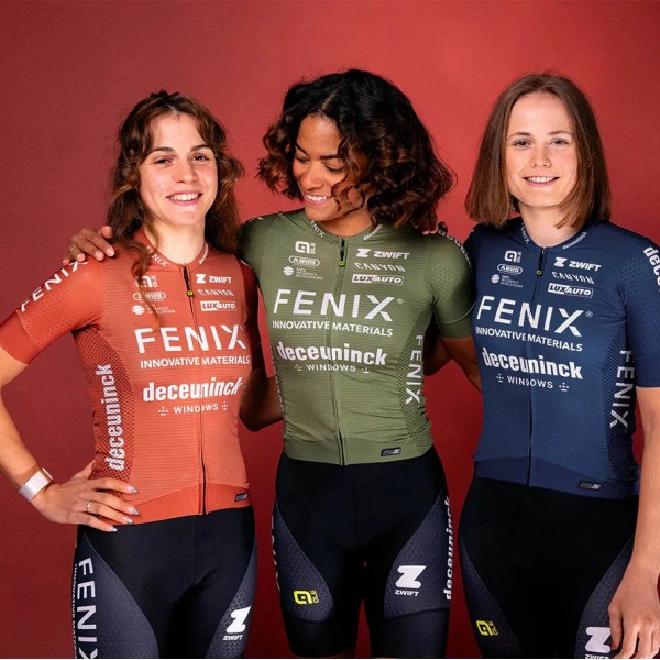 Bekleidung Damen Ale Fenix Deuceninck 2025 PR-S 2.0 frau trikot-Blau Bekleidung Damen Ale Fenix Deuceninck 2025 PR-S 2.0 frau trikot-Blau